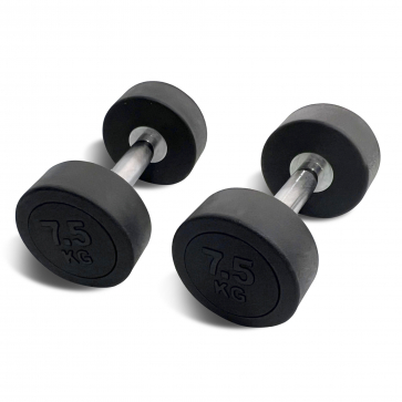 Гантель UNIX Fit PRO круглая обрезиненная 7,5 кг - 1